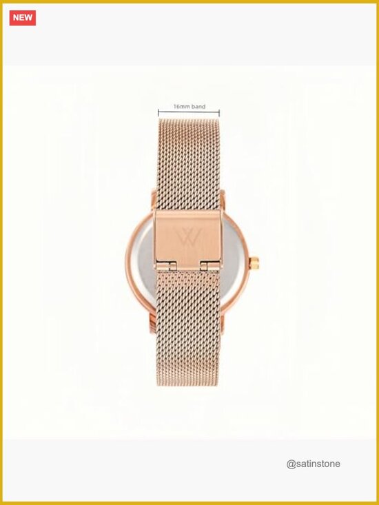 Easy Change Metal Mesh Band Watch - Interchangeable Stainless Steel Strap main image 2